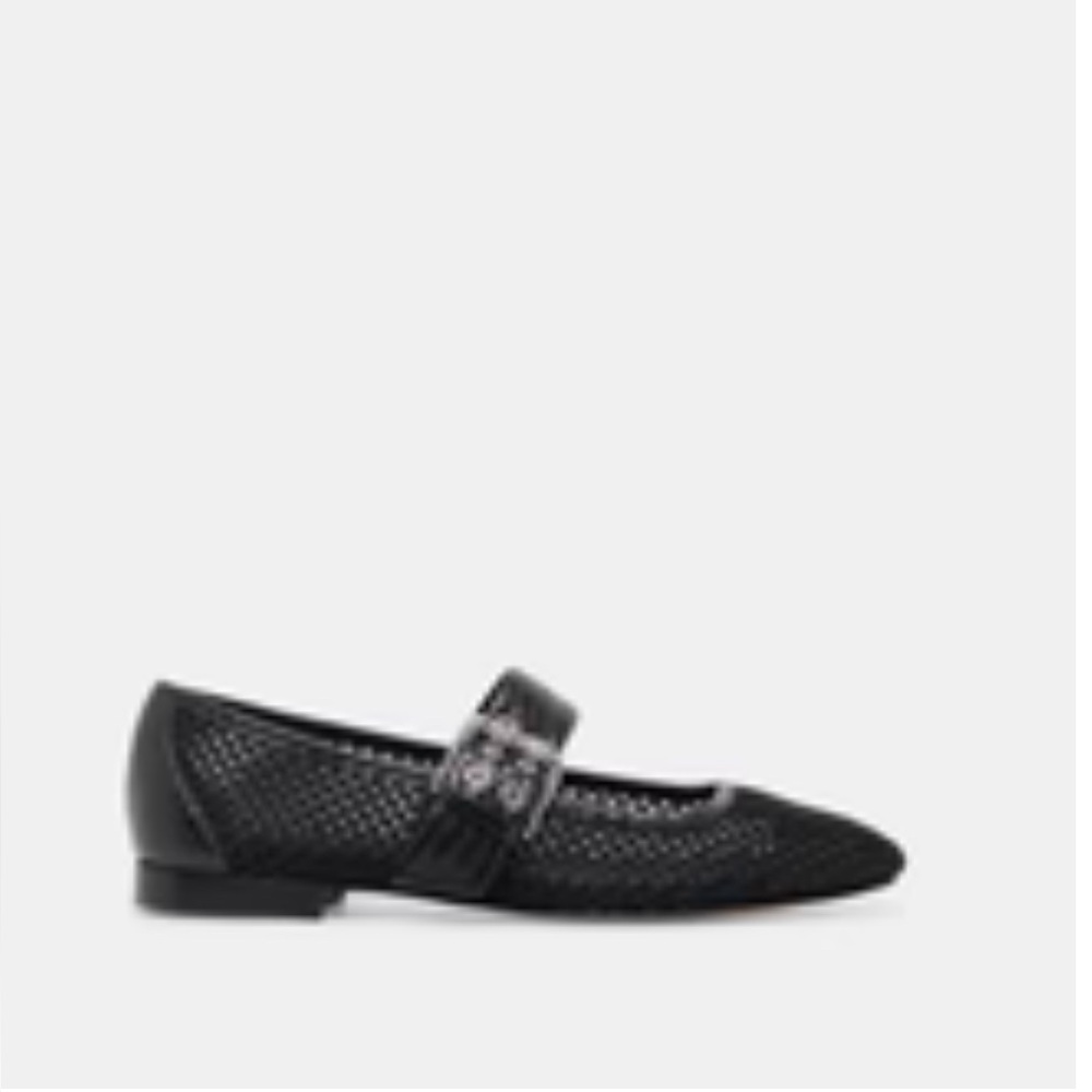 Dolce Vita Black Mary Jane Flats